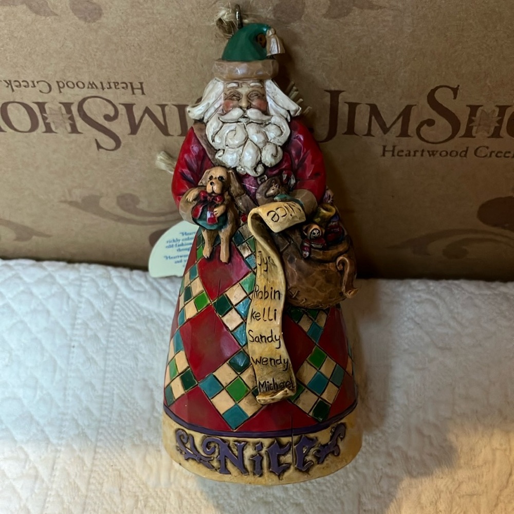Jim Shore Naughty/Nice Santa Claus 2006